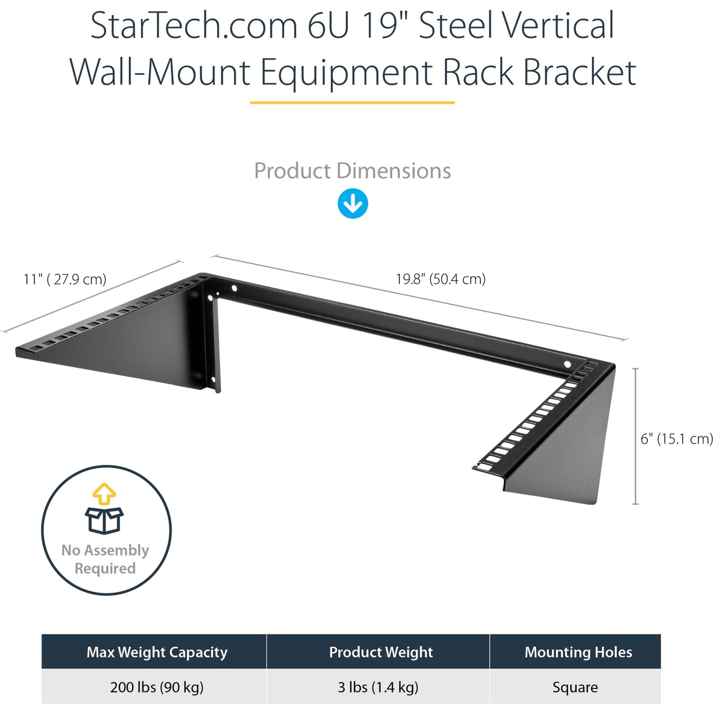 StarTech.com 6U 19-Inch Steel Vertical Rack and Wallmountable Server Rack