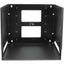 StarTech.com 2-Post 8U Open Frame Wall Mount Network Rack with Built-in Shelf and Adjustable Depth Computer Rack for IT Equipment TAA~