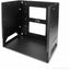 StarTech.com 2-Post 8U Open Frame Wall Mount Network Rack with Built-in Shelf and Adjustable Depth Computer Rack for IT Equipment TAA~