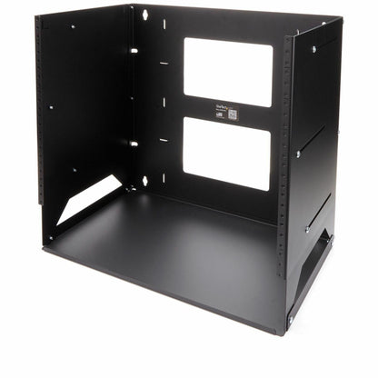 StarTech.com 2-Post 8U Open Frame Wall Mount Network Rack with Built-in Shelf and Adjustable Depth Computer Rack for IT Equipment TAA~
