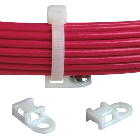 Panduit Cable Tie Mount - Screw Applied #10 Screw (M5) Bulk Package.