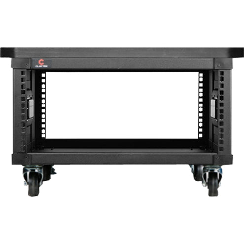 Claytek 4U 600mm Depth Simple Server Rack with Wood Top