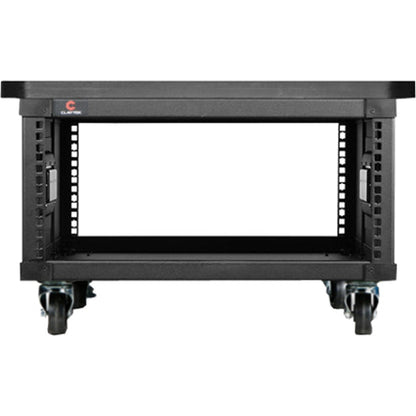 Claytek 4U 600mm Depth Simple Server Rack with Wood Top