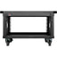 Claytek 4U 600mm Depth Simple Server Rack with Wood Top