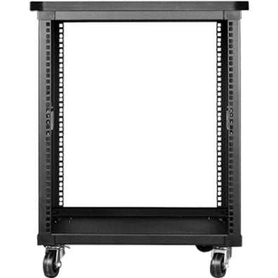 Claytek 12U 450mm Depth Simple Server Rack with Wood Top