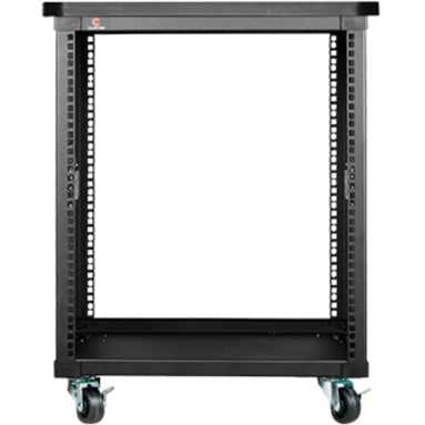 Claytek 12U 450mm Depth Simple Server Rack with Wood Top