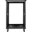 Claytek 15U 600mm Depth Simple Server Rack with Wood Top