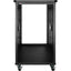 Claytek 18U 800mm Depth Simple Server Rack with Wood Top
