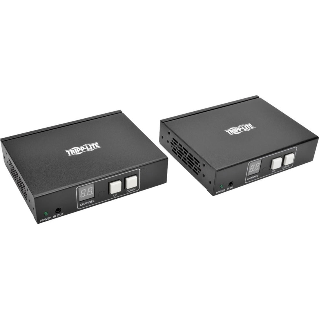 Tripp Lite DVI/HDMI over IP Gigabit LAN Ethernet Extender Kit RS-232 Serial and IR Control 1080p 60 Hz 328 ft. (100 m) TAA