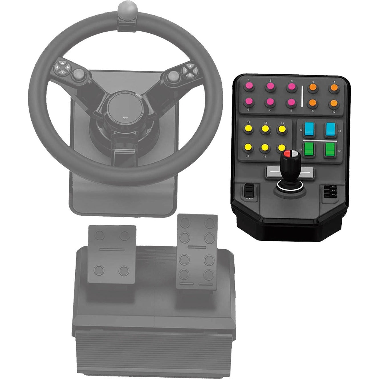 Logitech Heavy Equipment Side Panel Simulation Heavy Equipment Control Deck