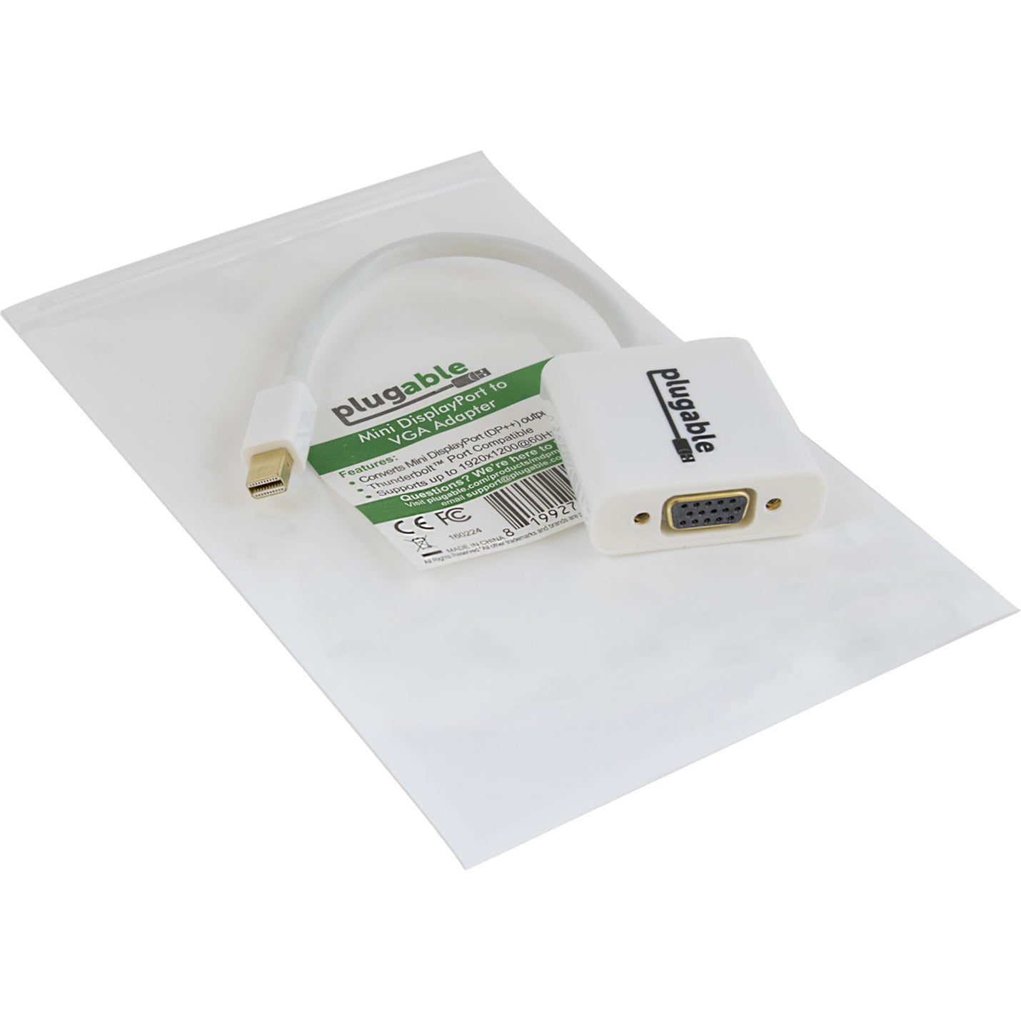 Plugable Mini DisplayPort (Thunderbolt 2) to VGA Adapter