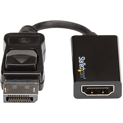 StarTech.com DisplayPort to HDMI Adapter 4K 60Hz Active DP 1.4 to HDMI 2.0 Video Converter for Monitor/Display Latching DP Connector