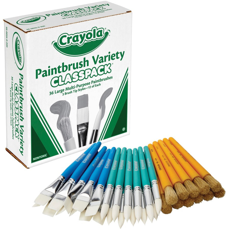 Crayola Paintbrush Variety Classpack