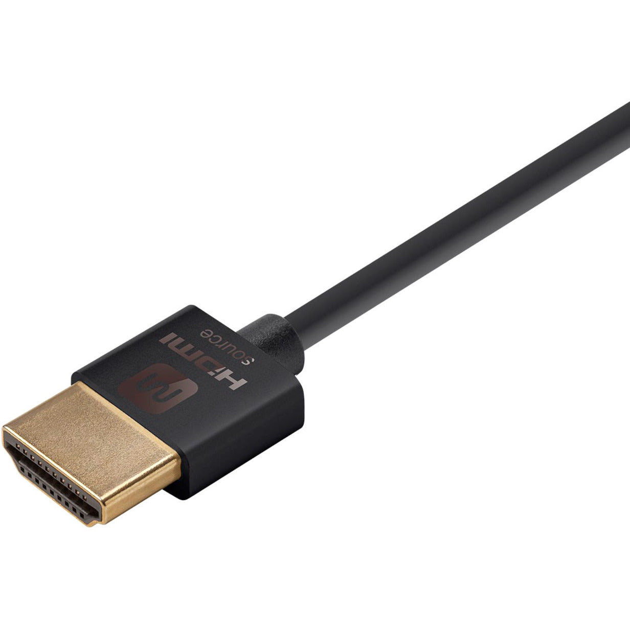 Monoprice Ultra Slim 18Gbps Active High Speed HDMI Cable 6ft Black