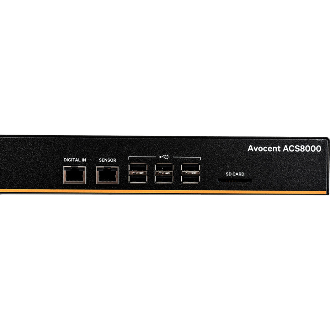 Vertiv Avocent 8-Port ACS8000 Console System with single AC Power Supply