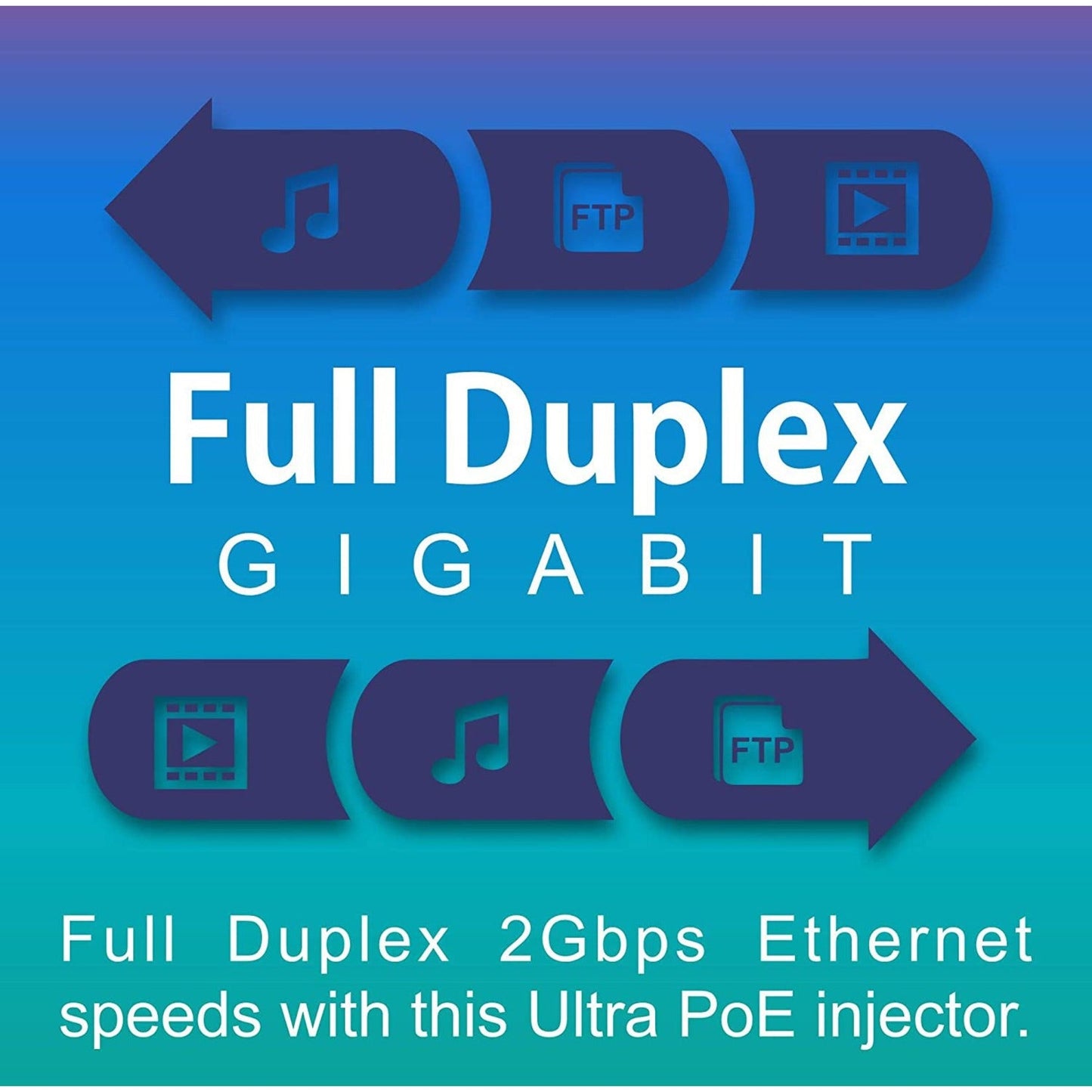 TRENDnet Gigabit Ultra PoE+ Injector Supplies PoE (15.4W) PoE+(30W) Or Ultra PoE(60W) Network A PoE Device Up To 100m(328 ft) Supports IEEE 802.3af802.atUltra PoE Plug & Play Black TPE-117GI