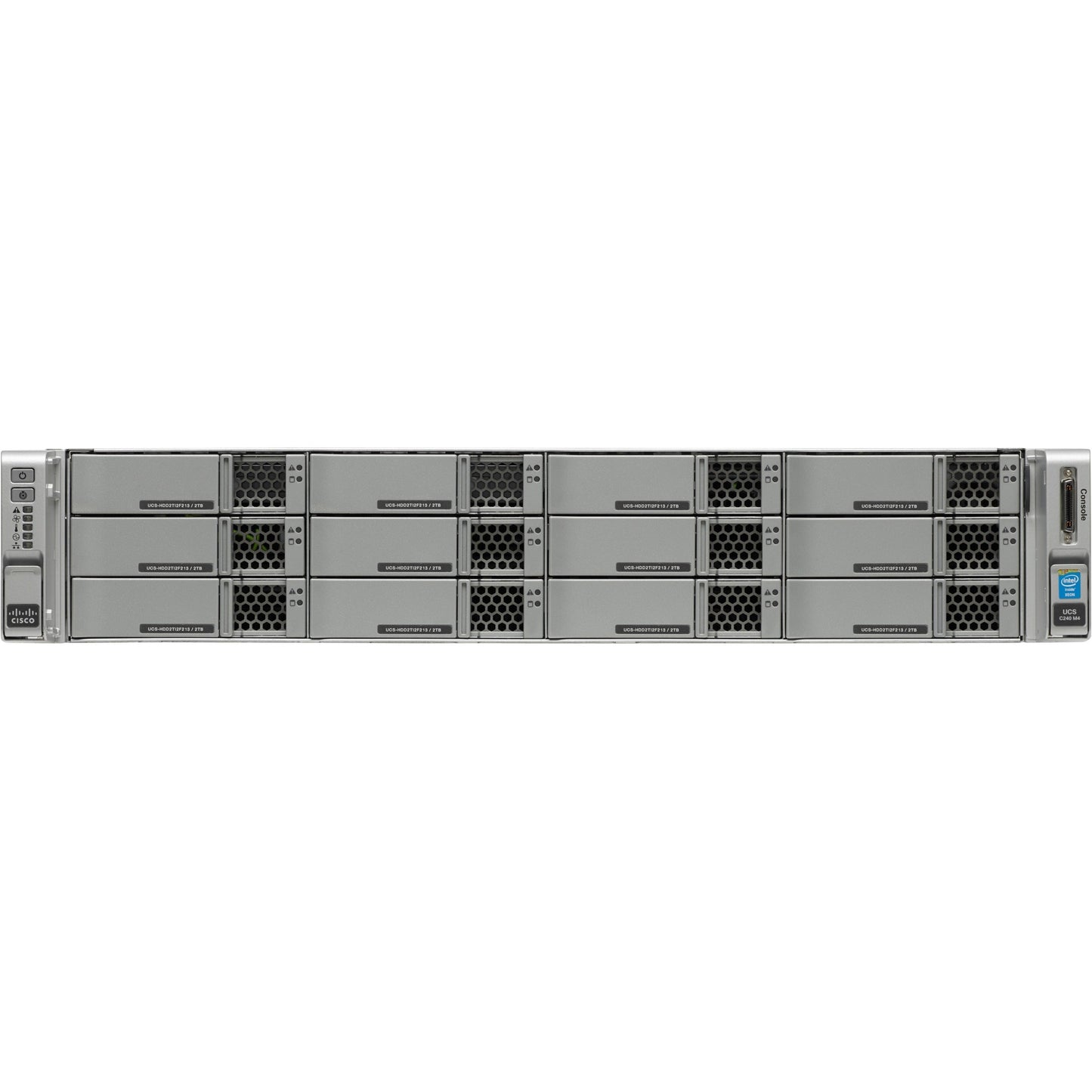 Cisco C240 M4 2U Rack Server - 2 x Intel Xeon E5-2637 v4 3.50 GHz - 256 GB RAM - 12Gb/s SAS Serial ATA Controller
