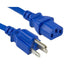 10FT BLUE 5-15P TO C13 POWER   