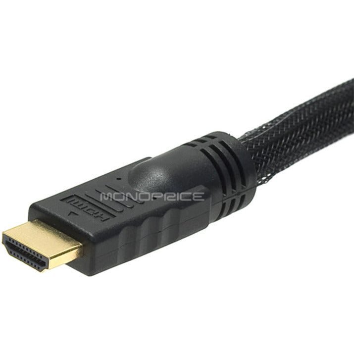 Monoprice 10ft 24AWG CL2 High Speed HDMI to DVI Adapter Cable w / Net Jacket - Black