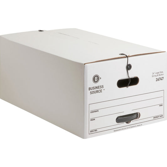 Business Source Medium Duty Legal Size Storage Box