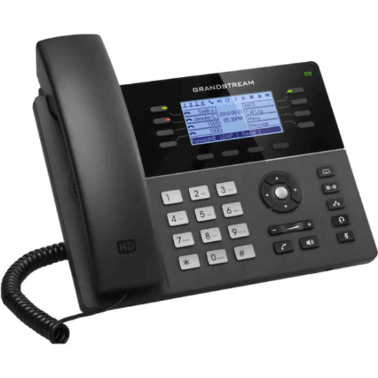 Grandstream GXP1782 IP Phone - Corded - Wall Mountable Desktop - Black