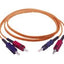 C2G-3m SC-SC 50/125 OM2 Duplex Multimode PVC Fiber Optic Cable - Orange