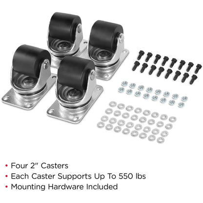 CyberPower CRA60002 2 in Heavy Duty Caster Kit