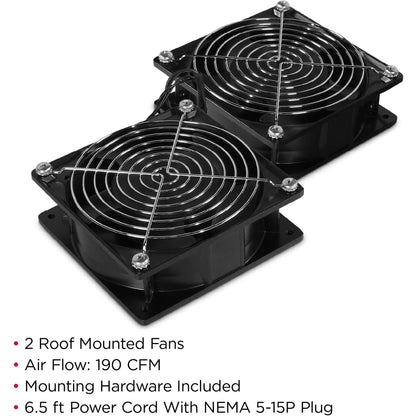 CyberPower CRA11002 Fan kit Rack Accessories