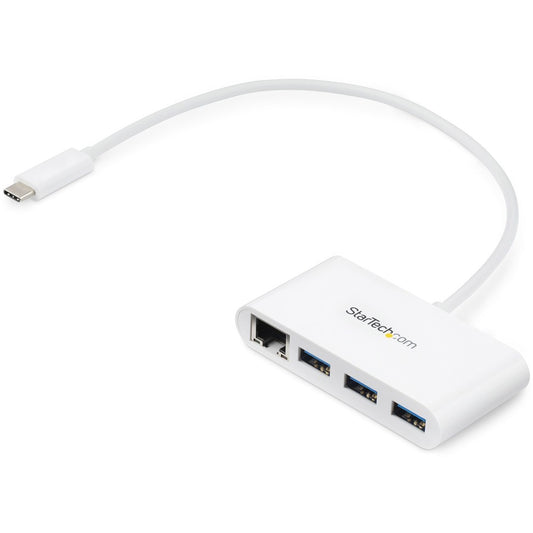 3 PORT USB C HUB WITH ETHERNET 