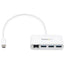 3 PORT USB C HUB WITH ETHERNET 