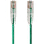 Monoprice SlimRun Cat6 28AWG UTP Ethernet Network Cable 2ft Green