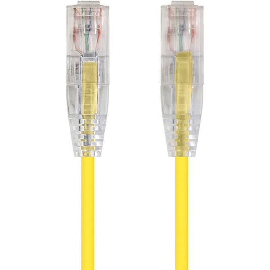 Monoprice SlimRun Cat6 28AWG UTP Ethernet Network Cable 3ft Yellow