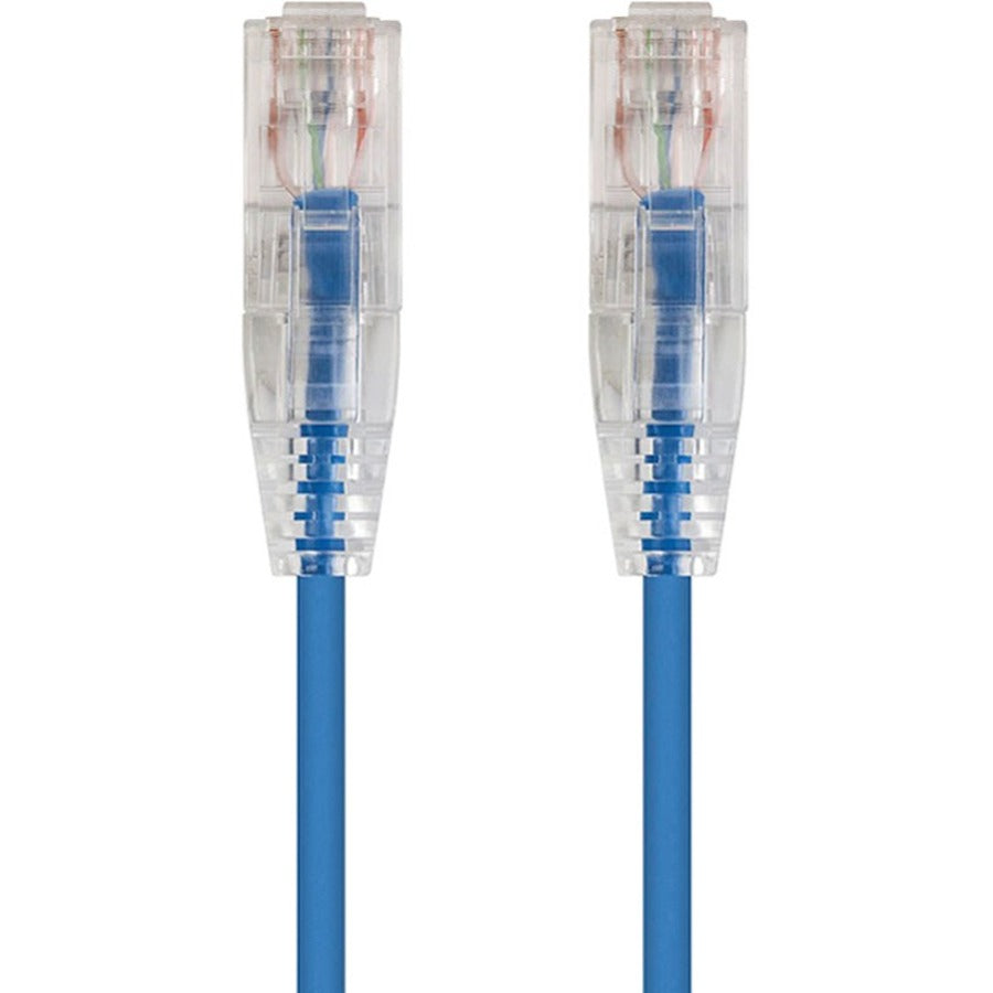 Monoprice SlimRun Cat6 28AWG UTP Ethernet Network Cable 5ft Blue