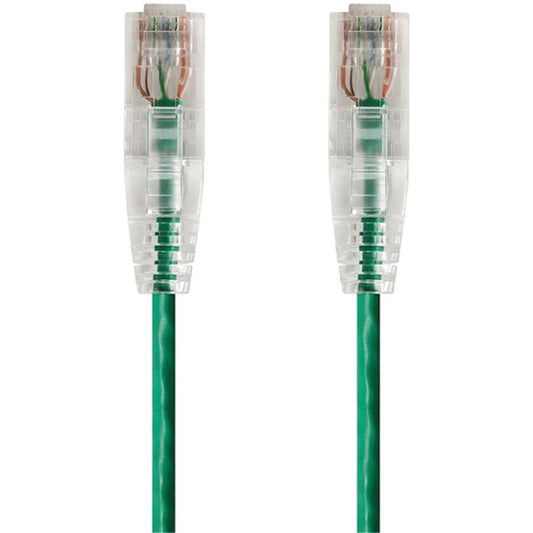 Monoprice SlimRun Cat6 28AWG UTP Ethernet Network Cable 5ft Green