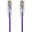 Monoprice SlimRun Cat6 28AWG UTP Ethernet Network Cable 5ft Purple