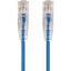 Monoprice SlimRun Cat6 28AWG UTP Ethernet Network Cable 7ft Blue