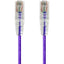 Monoprice SlimRun Cat6 28AWG UTP Ethernet Network Cable 7ft Purple