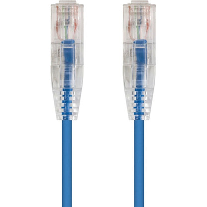 Monoprice SlimRun Cat6 28AWG UTP Ethernet Network Cable 14ft Blue
