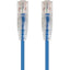 Monoprice SlimRun Cat6 28AWG UTP Ethernet Network Cable 14ft Blue