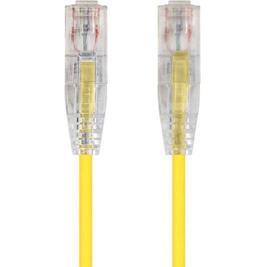 Monoprice SlimRun Cat6 28AWG UTP Ethernet Network Cable 14ft Yellow