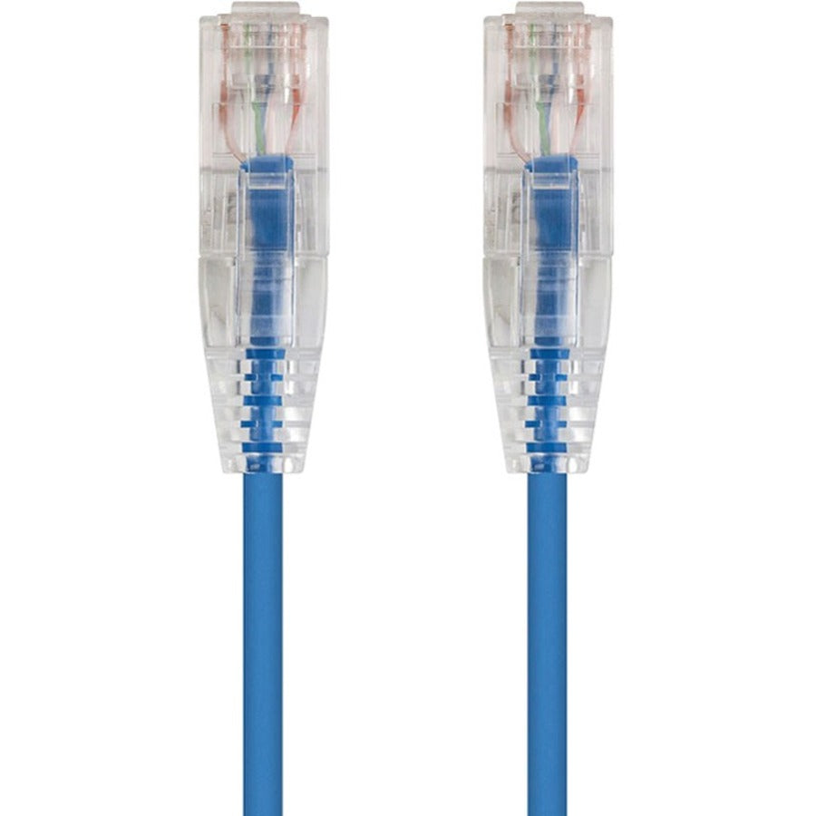 Monoprice SlimRun Cat6 28AWG UTP Ethernet Network Cable 20ft Blue