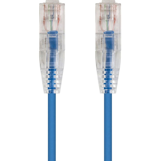 Monoprice SlimRun Cat6 28AWG UTP Ethernet Network Cable 20ft Blue