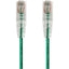 Monoprice SlimRun Cat6 28AWG UTP Ethernet Network Cable 20ft Green