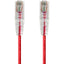 Monoprice SlimRun Cat6 28AWG UTP Ethernet Network Cable 20ft Red