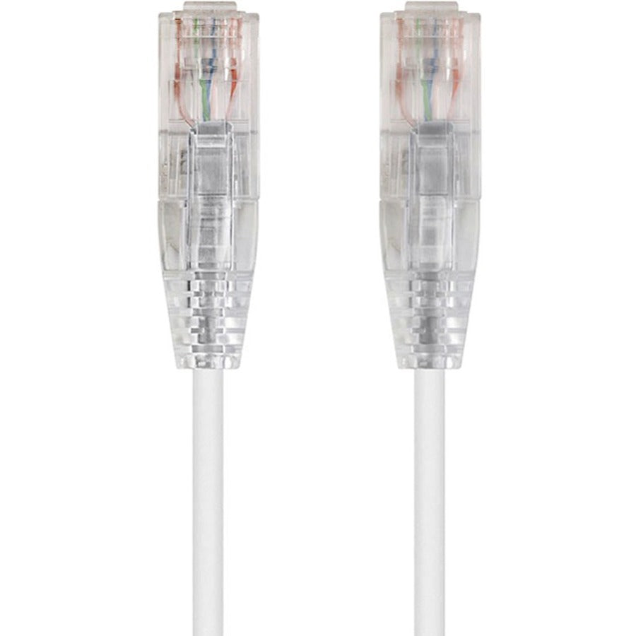 Monoprice SlimRun Cat6 28AWG UTP Ethernet Network Cable 7ft White