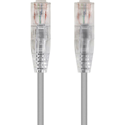 Monoprice SlimRun Cat6 28AWG UTP Ethernet Network Cable 7ft Gray