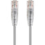Monoprice SlimRun Cat6 28AWG UTP Ethernet Network Cable 7ft Gray