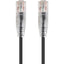 Monoprice SlimRun Cat6 28AWG UTP Ethernet Network Cable 7ft Black