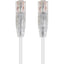 Monoprice SlimRun Cat6 28AWG UTP Ethernet Network Cable 6-inch White