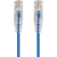 Monoprice SlimRun Cat6 28AWG UTP Ethernet Network Cable 6-inch Blue